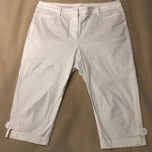 Talbots Perfect Skimmer, white, size 14 Petite.